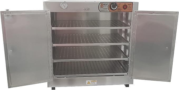 HeatMax 25x15x24 Commercial Hot Box Catering Food Warmer, Hot Food, Pizza, Pastry, Empanada, Patty, Concession, Heated Case