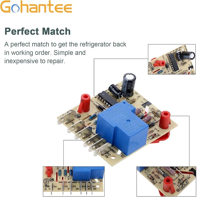 W10352689 Refrigerator Main Control Board Adaptive Defrost Control Board Replaces #4388931 Replacement for Whirlpool, Kenmore, Maytag, Kitchenaid