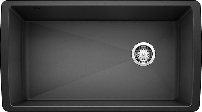 BLANCO Diamond Super Single Bowl Kitchen Sink, Anthracite