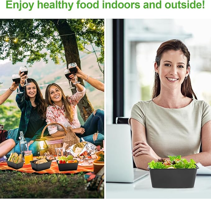 10Pack 28oz Meal Prep Containers Disposable Food Storage Containers with Lids, 1-Compartment Reusable Food Storage Plastic Stackable To Go Boxes Microwave, Freezer, Dishwasher Safe