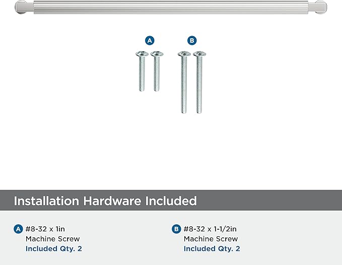 Amerock Ballard 12-5/8 inch (320mm) Center-to-Center Polished Chrome Cabinet Pull, BP3764926