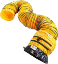 MOUNTO 25FT PVC Flexible Duct Hosing for Exhaust Fan (16inch)