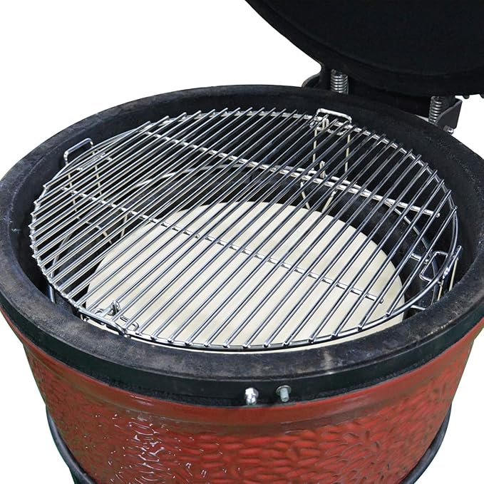 only fire Cooking System Fit for Large Big Green Egg, Kamado Joe Classic, Large Grill Dome, and Other Kamado Grill