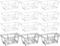 Chafing Wire Rack Buffet Stand - 24 Pack Full Size Racks For Dish Serving Trays Food Warmer catering supplies for Parties, Occasions, or Events