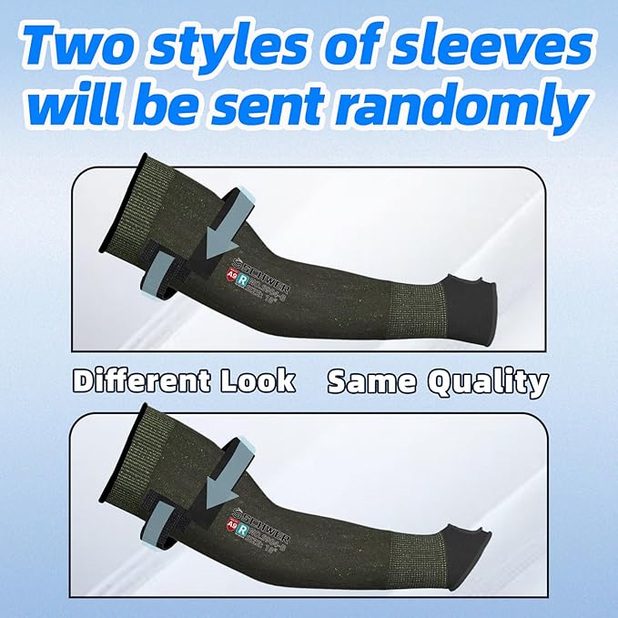 Schwer PRO-SKIN ANSI A9 Cut Resistant Arm Sleeves for Men & Women, Puncture Resistant Arm Protectors for High Risk Work