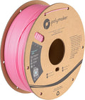 Polymaker ABS Filament 1.75mm Pink, 1kg 3D Printing Filament, PolyLite ABS 3D Printer Filament, Heat Resistant, Strong & Durable, Dimensional Accuracy +/- 0.03mm
