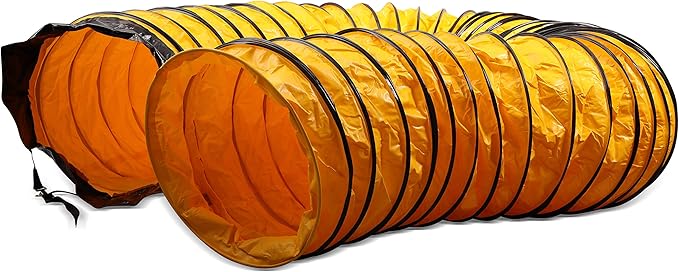 MOUNTO 25FT PVC Flexible Duct Hosing for Exhaust Fan (20inch)