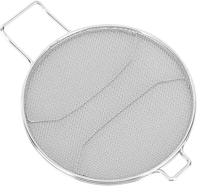Detachable Stainless Steel Splatter Replacement for Foodi IG651, Fryer Accessories with Unique Grid Design, Dishwasher Safe Splatter Guard for Cooking Safety and Clean