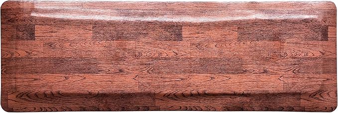 Rhino Mats, Softwoods Anti Fatigue Floor Mat, Commercial Grade Kitchen Mat, Standing Desk Mat, Office, Garage or Anywhere, Standing Comfort. (Oak, 2' x 6' x 1/2")