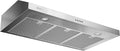 Under Cabinet Range Hood 36 Inch, 1200 CFM Dual-Motor Kitchen Vent with LED Lights, Button Control, Ducted Vent Hood, Reusable 5-Layer Aluminum Filters, Stainless Steel