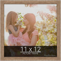 wallsthatspeak 11x12 Brown Barnwood Picture Frame for Puzzles Posters Photos or Artwork