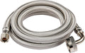 EFIELD Appliance Accessories Dishwasher Hose with 90 Degree FGH Elbow, 4 Feet Length,Water Supply Line, Premium Braided Stainless Steel,(HOSE010)