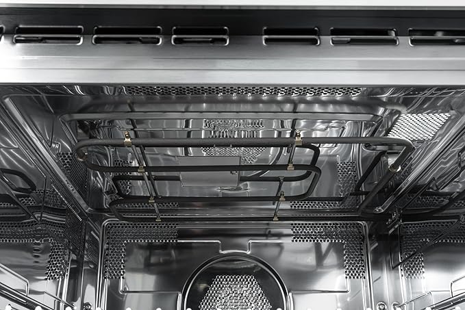 KoolMore 30 in. Built-in Microwave with Convection Oven and Air Fryer, 1000W Power with 10 Levels, UL Listed and 1.6 cu. ft. Capacity in Stainless-Steel (KM-CWO30-SS)