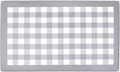 Anti-Fatigue Floor Comfort Mat - 18 x 30 Inch (Buffalo Check Grey) - Waterproof Non-Slip Rug - Easy to Clean Cushioned Mat for Kitchen, Bathroom, Standing Desk & Office - Achim Home Decor