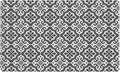 Kitchen Mats Anti Fatigue Floor Rugs 18x30x1/2-Inch Comfort Standing Rugs Non Slip Waterproof for Laundry Bath Room Garages (White/Black)