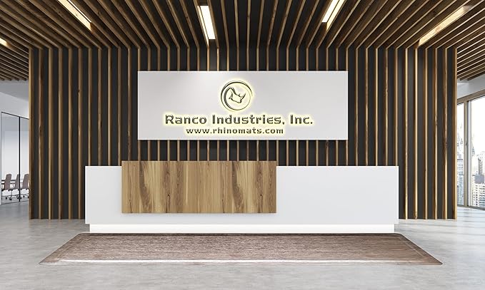 Rhino Mats, Softwoods Anti Fatigue Floor Mat, Commercial Grade Kitchen Mat, Standing Desk Mat, Office, Garage or Anywhere, Standing Comfort. (Driftwood, 3' x 10' x 7/8")