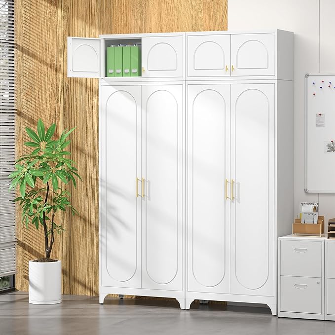 Wall Upper Storage Cabinet,Metal Bathroom Wall Mounted Cabinet,15 Inch Storage Cabinet for Basement,Livingroom Home Office