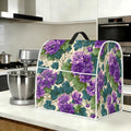 Stand mixer cover with handle and storage bag, reusable and washable, stylish retro floral design, keeps kitchen countertops clean and tidy (fits 6-8 quart mixers).