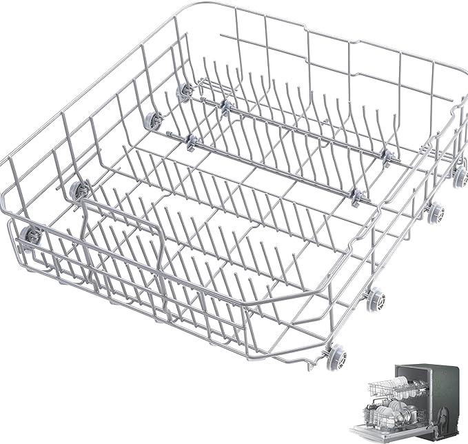 【𝟮𝟬𝟮𝟲 𝙐𝙥𝙜𝙧𝙖𝙙𝙚𝙙】 DD82-01073A Dishwasher Lower Dishrack (23 * 22 * 10in) Assembly - Fit For Samsung Dishwasher Dishrack Parts DW80R5061,DW80R5060,DW80K7050UG,DW80K5050US Series