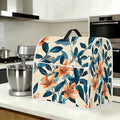 Stand mixer cover with handle and storage bag, reusable and washable, stylish retro floral design, keeps kitchen countertops clean and tidy (fits 6-8 quart mixers).