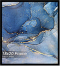 18x20 Picture Frame, Black Frame for 18 x 20 Inch Picture Poster Photo, Light Weight and High Transparent 18 by 20 Frame for Wall - 1 Pack/Black/18 x20