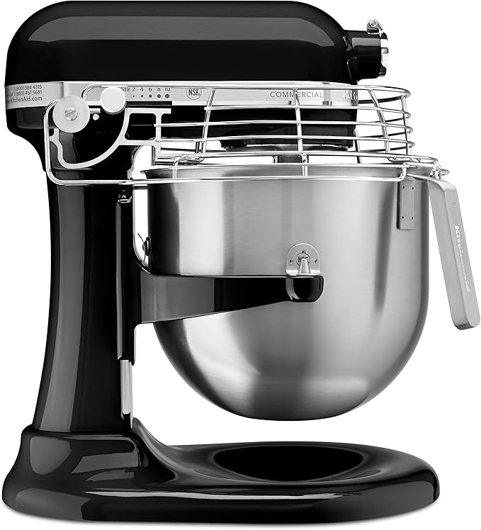 KitchenAid Commercial Series 8 Quart Bowl-Lift Stand Mixer with Stainless Steel Bowl Guard - KSMC895