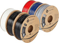 Polymaker ABS Filament 1.75mm Bundle, 6x1kg 3D Printer Filament 1.75mm Bundle 5 Colors - PolyLite ABS 3D Printing Filament 1.75mm, Black/White/Grey/Blue/Red