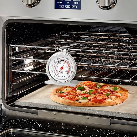 2 Pack Oven Thermometer 50-300C/100-600F, Instant Read Stainless Steel Kitchen Cooking Oven Temperature Gauge for Baking and Chef Use