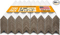 24" x 2" x 2" Reinforced Cardboard Edge Protectors, White (Pack of 200) – 0.16" Thick Heavy-Duty Cardboard Corner Protectors for Shipping – American Quality V-Board Pallet Edge Guard