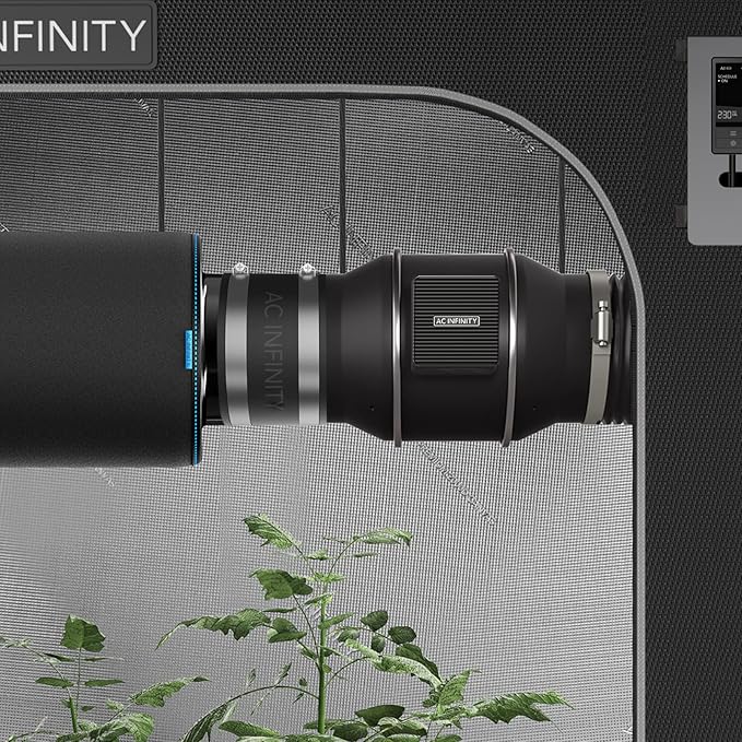 AC Infinity Noise Reduction Clamp 6-Inch, Duct Coupler with Stainless Steel Clamps, Flexible Rubber Coupling for Inline Fans and Carbon Filters in Growing and HVAC