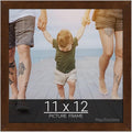 wallsthatspeak 11x12 Mocha Walnut Picture Frame for Puzzles Posters Photos or Artwork