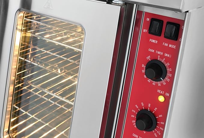 Kratos Commercial Convection Oven - Full Size Double Stack Oven for Restaurants, 108,000 BTU, Liquid Propane Powered (29Y-050)