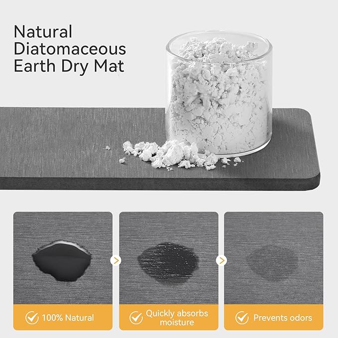 Yofidra Sponge Holder for Kitchen Organizer: Sink Caddy with Instant Drying Stone, Metal Stainless Steel, 9.4" X 4.7" X 7"4 Home Decor Storage and Organization Accessories