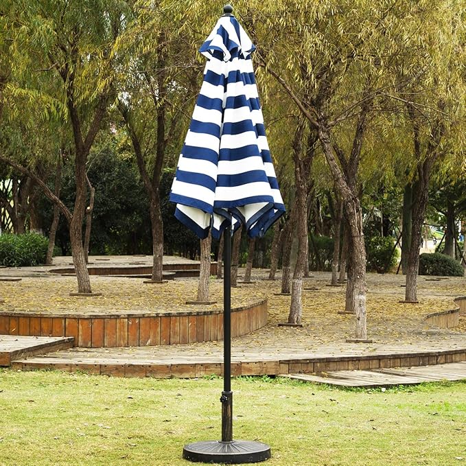 Sunnyglade 9ft Patio Umbrella Replacement Canopy Market Umbrella Top Outdoor Umbrella Canopy with 8 Ribs