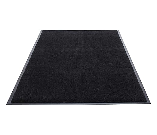 Guardian - 74030535 Silver Series Indoor Walk-Off Floor Mat, Vinyl/Polypropylene, 3'x5', Black