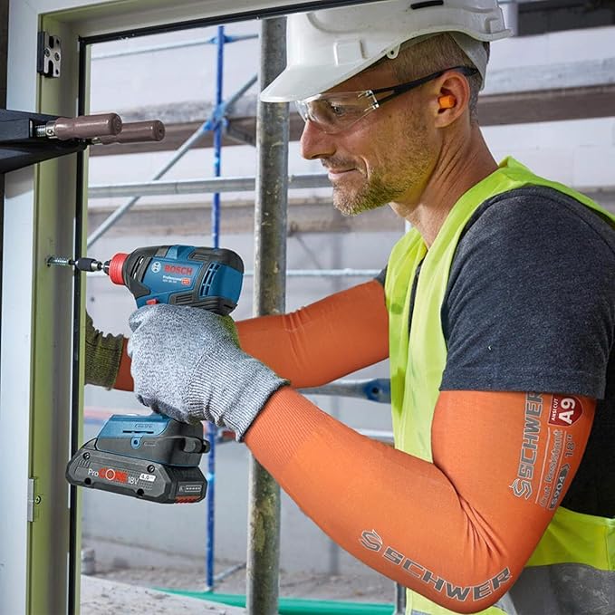 Schwer PRO-SKIN ANSI A9 Cut Resistant Arm Sleeves for Men & Women, Puncture Resistant Arm Protectors for High Risk Work