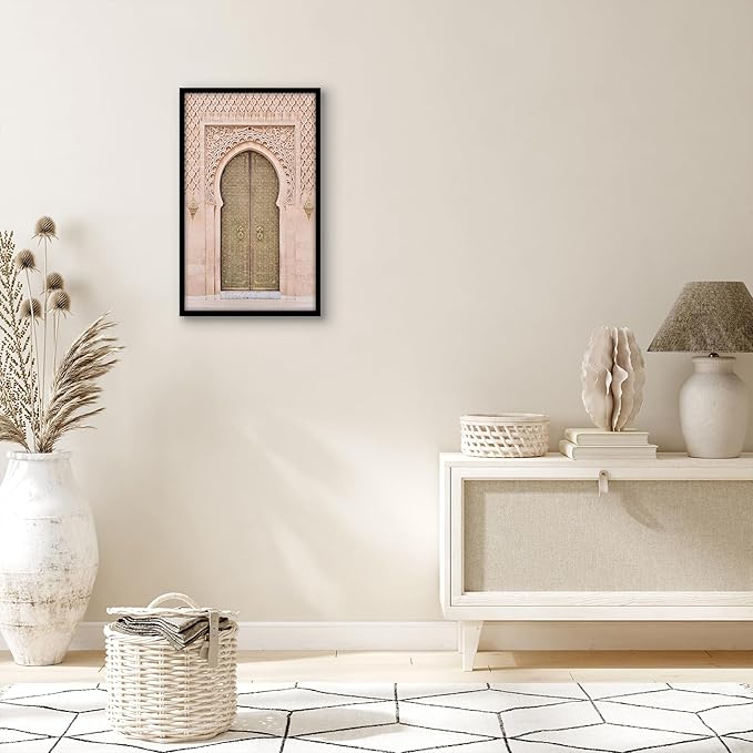Americanflat 12x20 Picture Frame with Polished Plexiglass - Streamline Collection - Thin Border Picture Frame for Wall Display - Hanging Hardware Included - Black