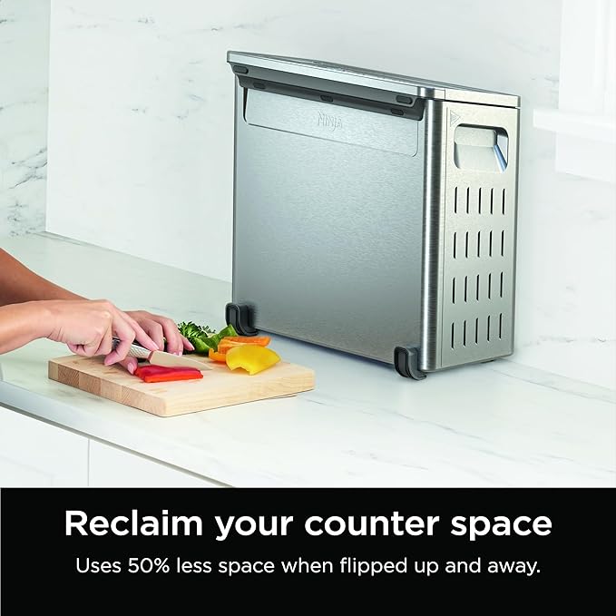 Ninja Toaster Oven & Air Fryer, 8-in-1 Functionality, Large Capacity, Air Fry Basket, Sheet Pan, Wire Rack & Removable Crumb Tray, Stainless,1800 watts, SP151