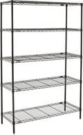 Metro Professional's Choice Commercial-Grade NSF Shelving Unit - Multipurpose Adjustable Wire Shelf for Home, Garage, Kitchen and More - 5 Shelves, 18" W x 48" L x 74" H - Black