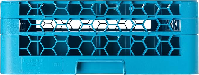 Carlisle FoodService Products 36 Compartment Full Size OptiClean Glass Rack, Blue, 7.12"