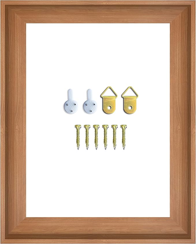 Canvas Floater Frame for 16x16 Canvas Prints Fits 1.25 Inch Deep Canvas Walnut Floating Frame for Modern Wall Art and Gallery Display