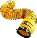 MOUNTO 25FT PVC Flexible Duct Hosing for Exhaust Fan (18inch)