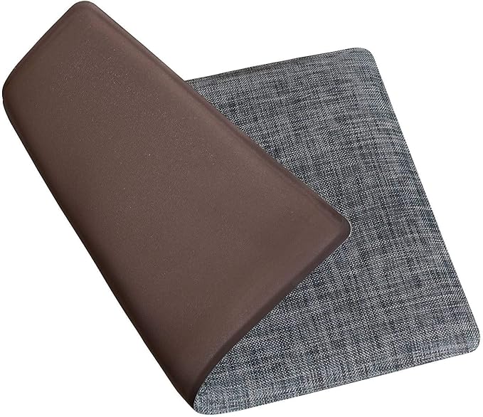 Kitchen Anti Fatigue Floor Comfort Mats for Standing Desk Garages (20X30X3/4-Inch, Darkgrey)