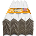 36" x 2" x 2" Reinforced Cardboard Edge Protectors, White (Pack of 100) – 0.16" Thick Heavy-Duty Cardboard Corner Protectors for Shipping – American Quality V-Board Pallet Edge Guard