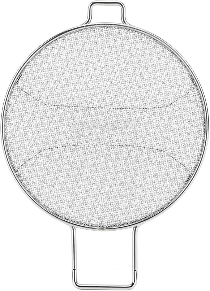 Detachable Stainless Steel Splatter Replacement for Foodi IG651, Fryer Accessories with Unique Grid Design, Dishwasher Safe Splatter Guard for Cooking Safety and Clean