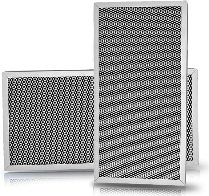 2pcs SV60800 HRV air exchanger filters Compatible with HRV150S HRV190S HRV150 HRV150FL HRV190FLS HRV190S HRV Filter Replacement Ventilation System Filters (15-3/8 x 7-1/4 & 15-3/8 x 8-1/8 in)