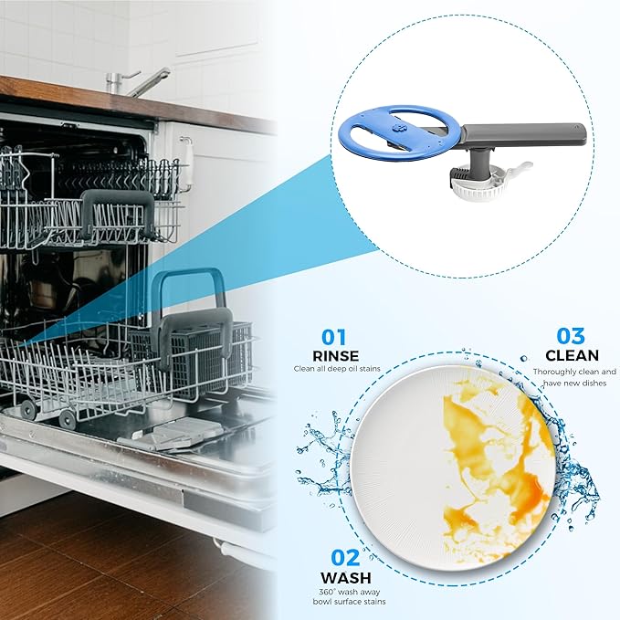 Upgraded 5304507158 Dishwasher Lower Spray Arm Assembly with 5304518968 Lower Wash Arm Support 154252701 Drain Trap Assembly Fit for Frigi-daire Replaces 5304498139 154821902 Ap6036393 by Romalon