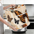 Air Fryer Dust Cover with Top Handle and Storage Bag, Compatible with Rice Cookers, Pressure Cookers, Slow Cookers and Air Fryers, Available in 3-Quart, 6-Quart and 8-Quart Sizes.