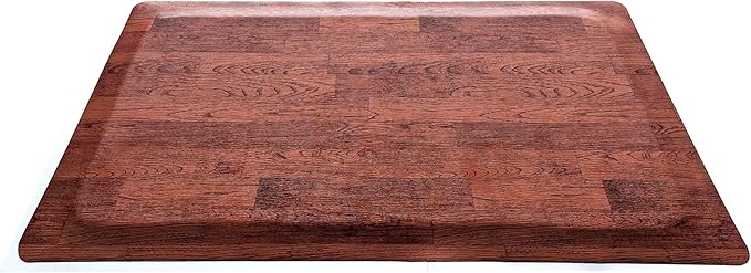 Rhino Mats, Softwoods Anti Fatigue Floor Mat, Commercial Grade Kitchen Mat, Standing Desk Mat, Office, Garage or Anywhere, Standing Comfort. (Oak, 3' x 4' x 1/2")