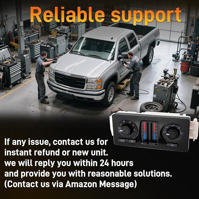 599-210XD AC Climate Control Panel Compatible With 2002-2009 Chevy GMC Buick Cadillac Isuzu Saab, Fir for Silverado Avalanche Suburban Tahoe Trallblazer Sierra Envoy Yukon 9-7X